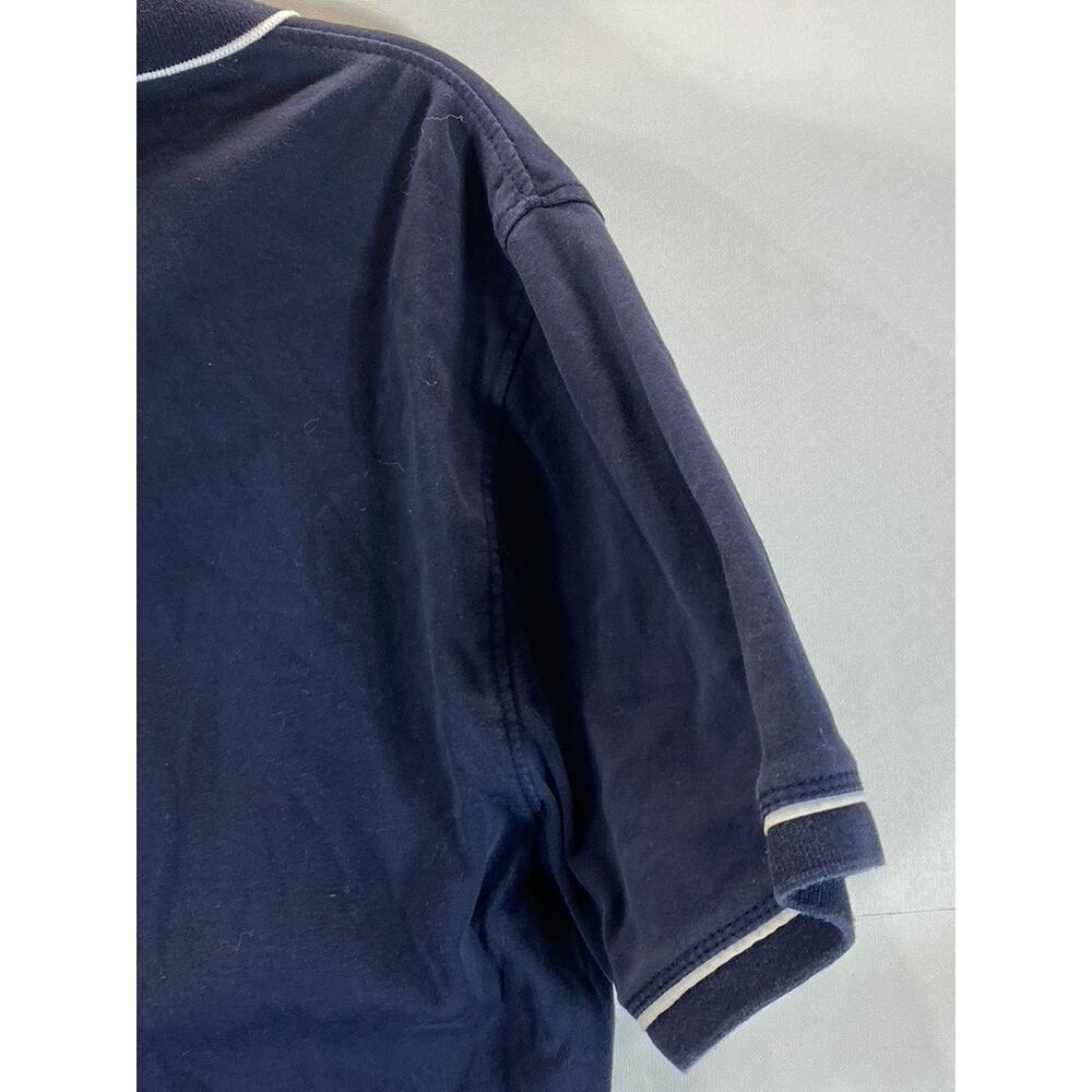 BANANA REPUBLIC Men's Preppy Navy Luxe Touch Performance Short Sleeve Polo SZ M - Picture 5 of 12